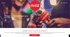 Desktop Screenshot of cocacola.fr