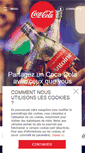 Mobile Screenshot of cocacola.fr