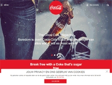 Tablet Screenshot of cocacola.nl