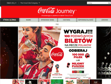Tablet Screenshot of cocacola.com.pl